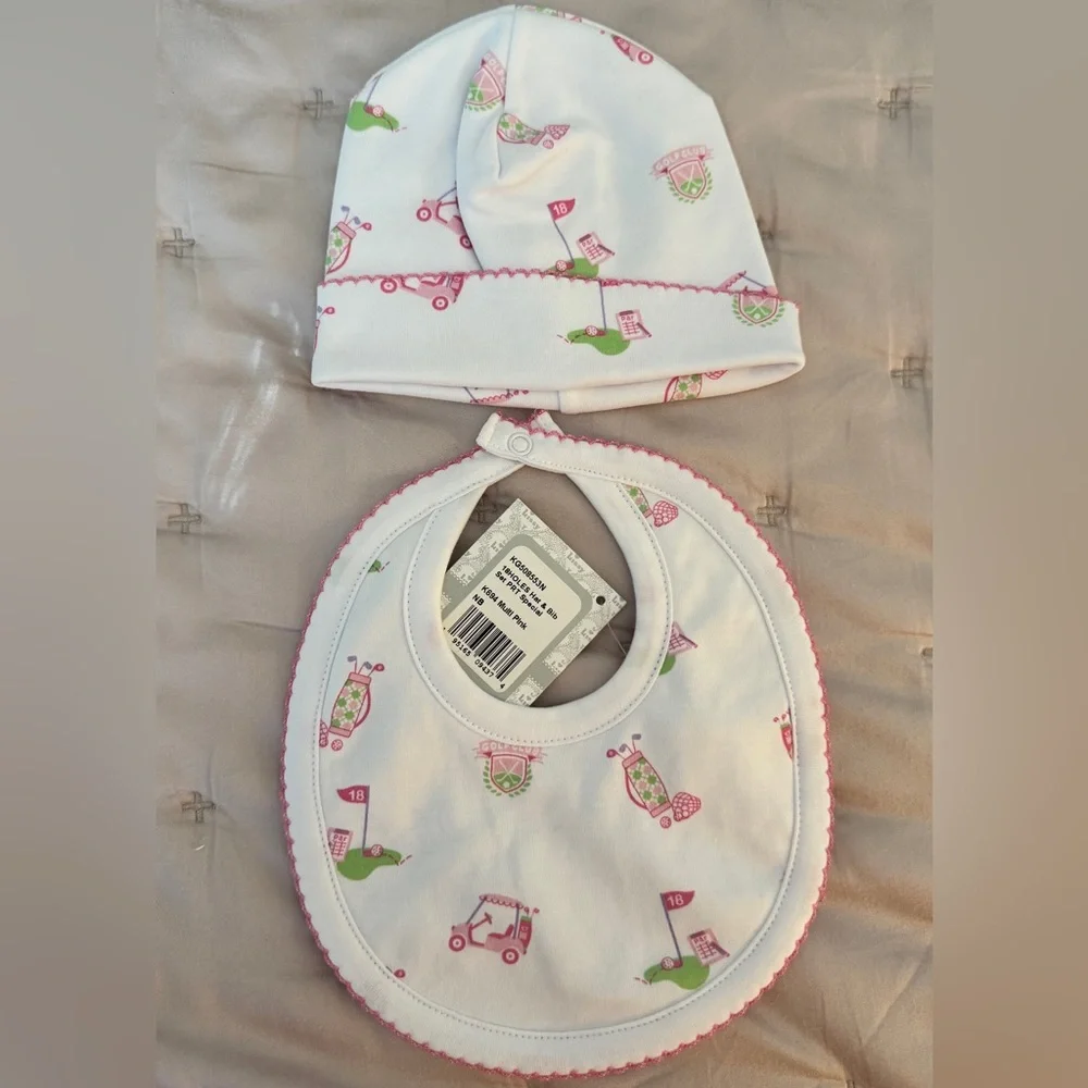 KISSY KISSY Girl's 18 Holes Hat And Bib Set